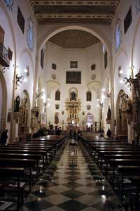 Interior Iglesia del Salvador, Granada